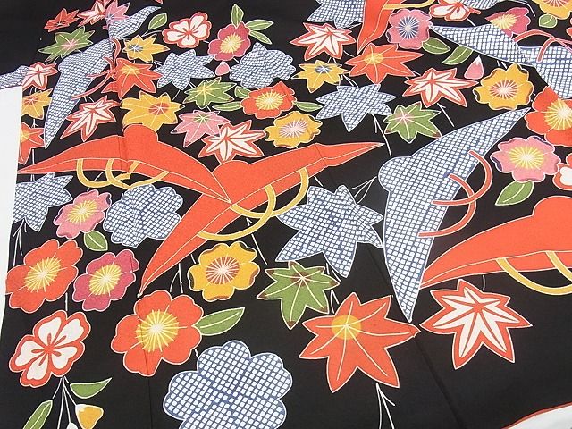 振袖 和染紅型 栗山紅型 栗山吉三郎 十三参り 七五三 女の子 m-s7921