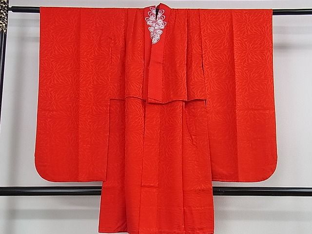 平和屋本店□極上 子供 七五三 女の子 7歳 祝着・襦袢(無双仕立て・半衿