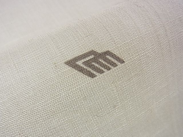 平和屋本店□夏物 銀座もとじ 紗紬 源氏香 生成色 たとう