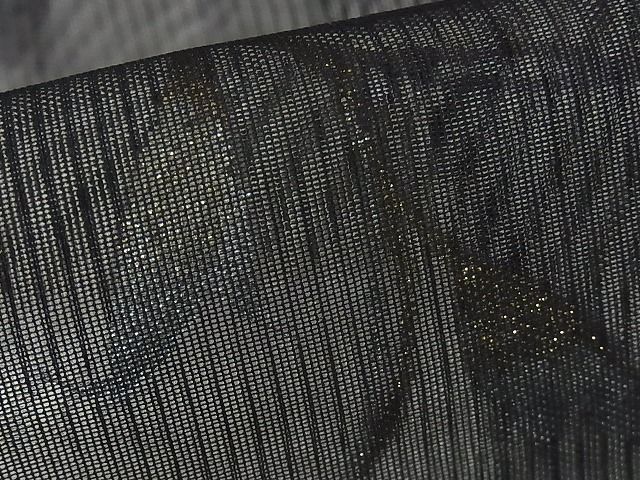 平和屋本店□極上 訪問着 無双仕立て 紗袷 紗×縦絽 唐草