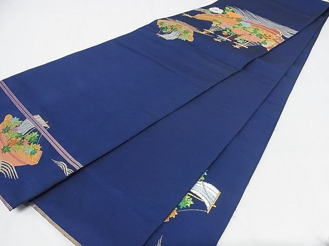 平和屋本店□極上 龍村美術織物 たつむら 六通柄 本袋帯 南蛮