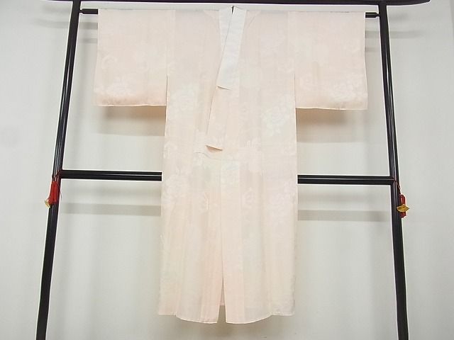 平和屋着物■長襦袢　無双仕立て　流水亀甲花文　暈し染　正絹　逸品　AAAD8394Bwt