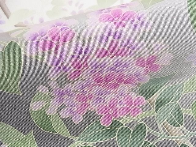 平和屋本店●極上　名門染元　秀美　十日町友禅　龍谷　訪問着　枝花文　暈し染め　正絹　逸品　未使用　KAAA0786kk4_6