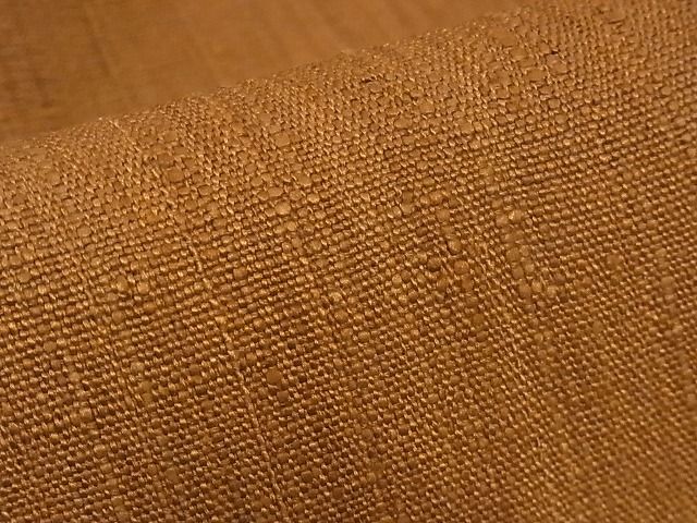 平和屋本店●極上　浦野理一　経節紬　九寸名古屋帯　唐茶色　正絹　逸品　未使用　KAAA0832kk4_3