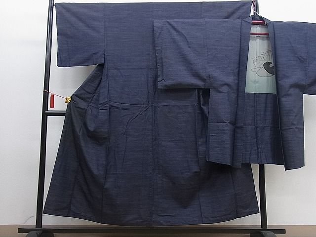 平和屋着物●男性　本場大島紬　アンサンブル　吉祥文　逸品　BAAD0575mz