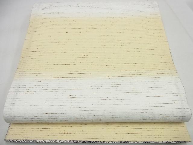 平和屋本店□極上 両面 全通柄袋帯 牛首アタカスシルク 証紙付き 逸品