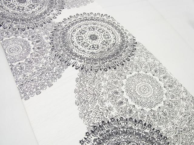 平和屋本店■極上　両面　全通柄袋帯　牛首アタカスシルク　証紙付き　逸品　未使用4s784 平和屋本店□極上 両面 全通柄袋帯 牛首アタカスシルク 証紙付き 逸品