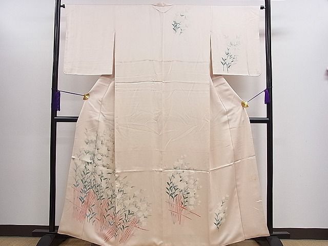 平和屋着物■訪問着　籬草花文　逸品　CAAC9846ze