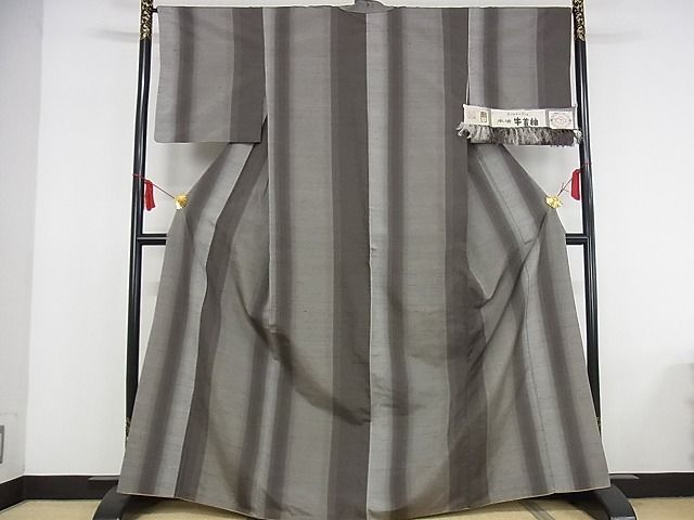 平和屋本店□極上 石川県指定無形文化財 牛首紬 白山工房 手織り