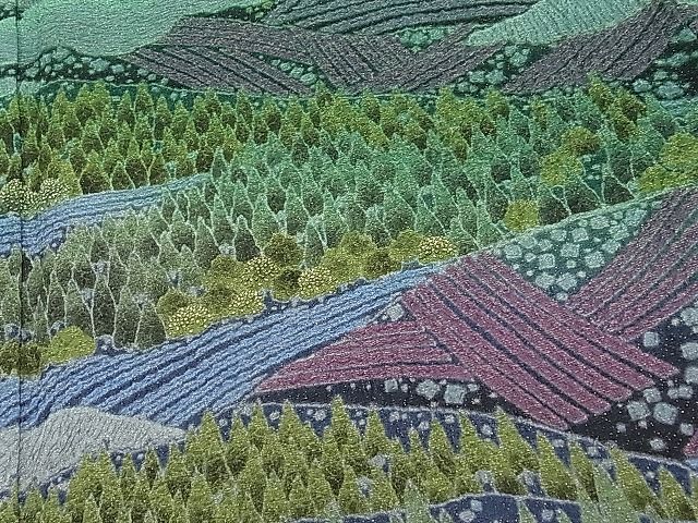 プロフ必読☆総朧染め☆相良刺繍☆銀通し プロフ必読☆総朧染め☆相良刺繍☆銀通し - メルカリ