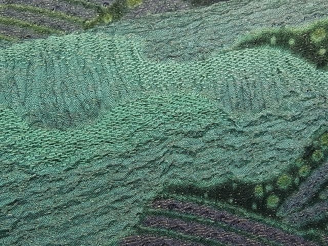 プロフ必読☆総朧染め☆相良刺繍☆銀通し ブラックフライデーセール】 【十日町友禅絞り工房 滝泰】 特選総絞り