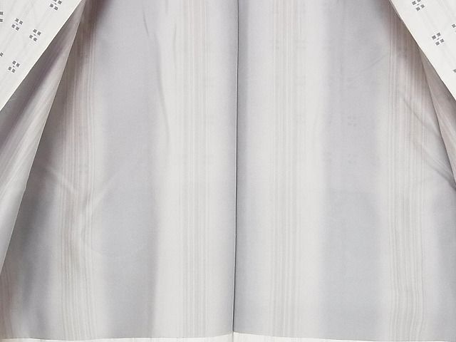 平和屋本店□極上 本場大島紬 長羽織 白大島 9マルキ 手織り 証紙付き