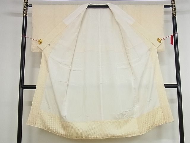 平和屋本店□上質な長襦袢 袷 総絞り さが美扱い 逸品 DZAA6107kh5