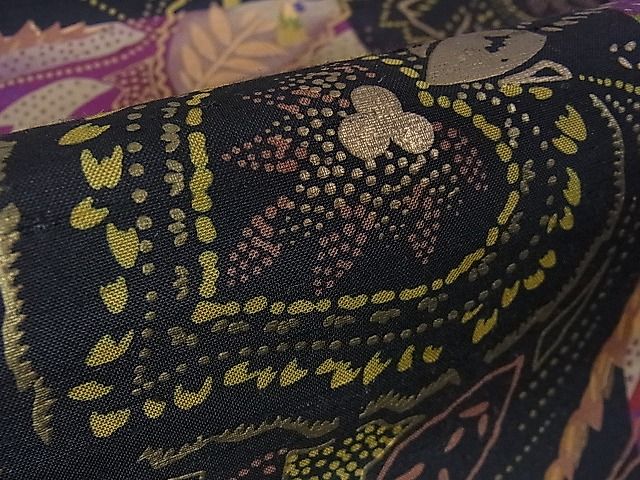 平和屋本店□極上 石川県指定無形文化財 牛首紬 白山工房 手織り