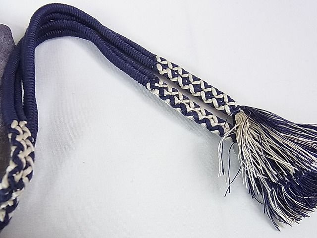 平和屋本店□極上 羽織 蔦の葉文 暈し染め 羽織紐付き 逸品