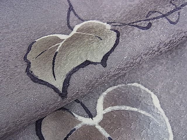 平和屋本店□極上 羽織 蔦の葉文 暈し染め 羽織紐付き 逸品