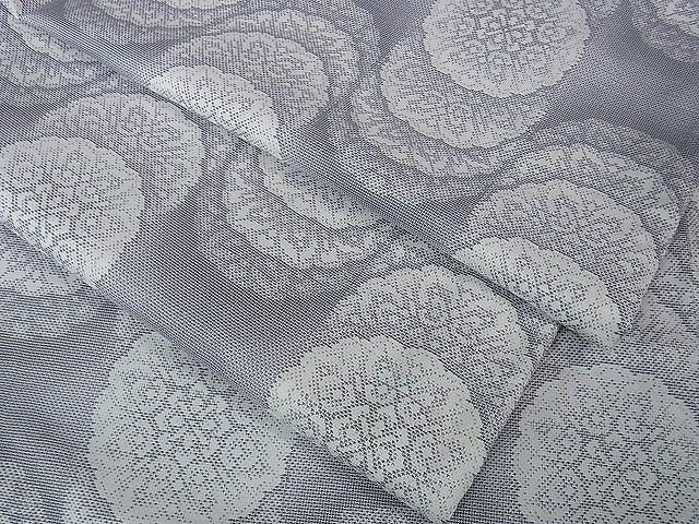 平和屋本店■極上　本場大島紬　白大島　9マルキ　正倉院花重ね　逸品　DZAA1202kh4