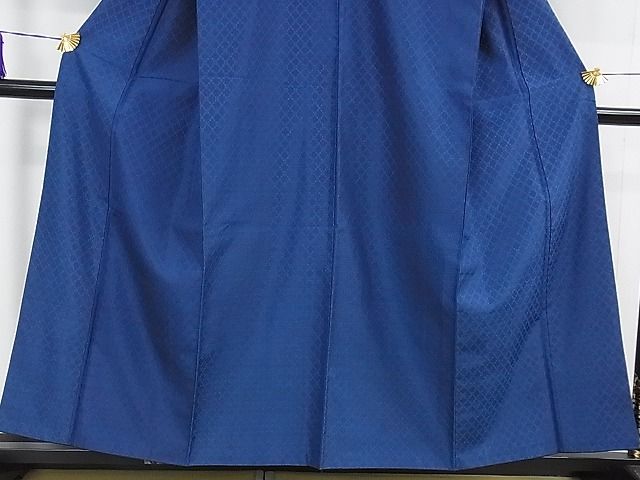 平和屋本店□極上 紬 花織 本藍 逸品 DZAA1341kh4 平和屋本店□極上