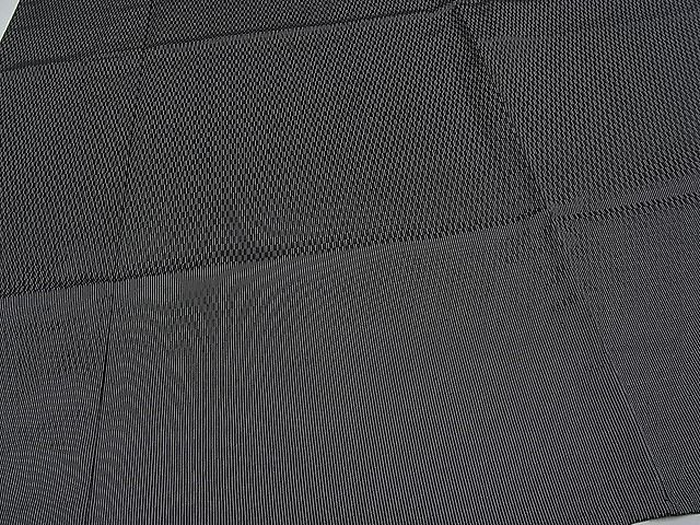 平和屋本店▽極上　男性　紬　単衣　キングサイズ　市松綾織　逸品　未使用　CYAA0290s4_3