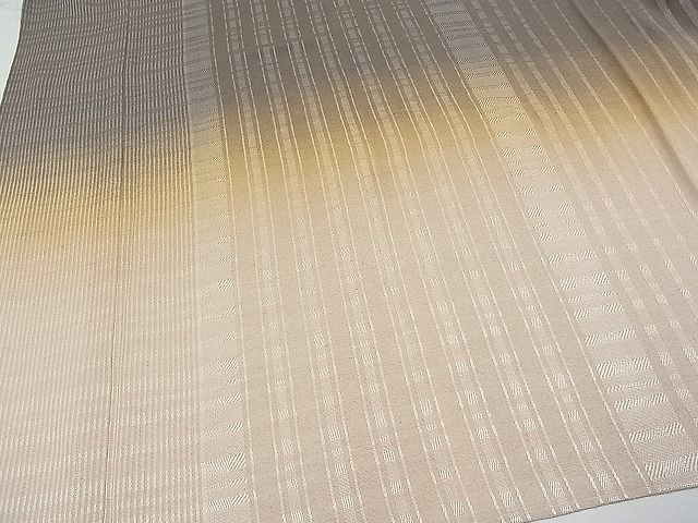 平和屋着物▽極上　ひなや工房　くむ・あむ・おる　伊豆蔵明彦　訪問着　単衣　お召地　変わり間道　逸品　CAAR8050vf 平和屋着物▽極上 ひなや工房 くむ・あむ・おる 伊豆蔵明彦 訪問着