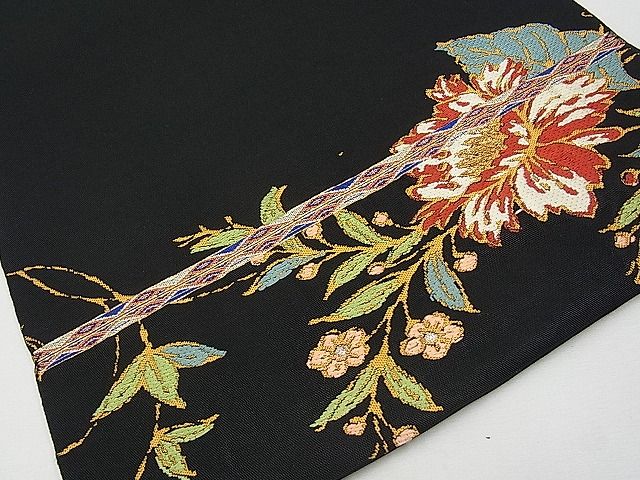 平和屋本店□極上 龍村美術織物 龍村製 六通柄 本袋帯 唐織