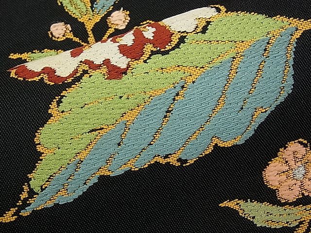 平和屋本店□極上 龍村美術織物 龍村製 六通柄 本袋帯 唐織