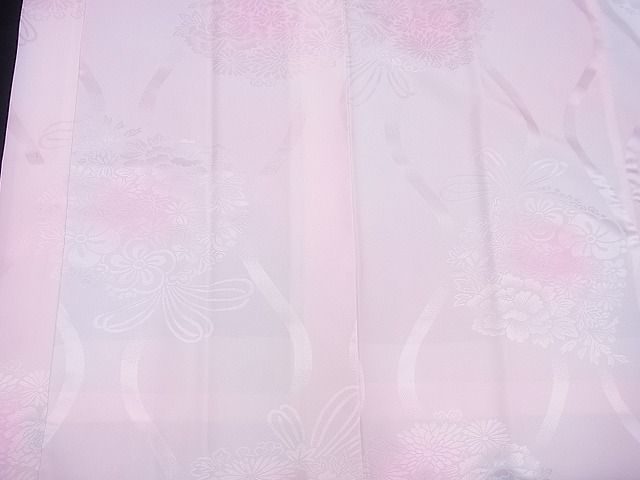平和屋着物■長襦袢　袷仕立て　立涌花地紋　暈し染め　洗える着物　CAAF3495id