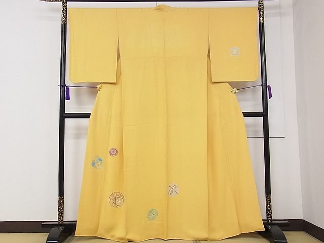 平和屋本店■極上　染刺工芸　大羊居　東京友禅　訪問着　刺繍　毬　金銀糸　逸品　CZAA0644s4