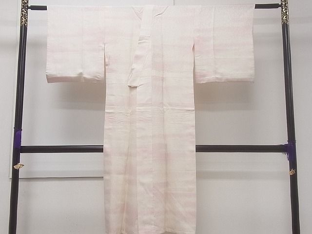 平和屋着物□上質な長襦袢 袷 草花地紋 暈し染め さが美扱い 逸品