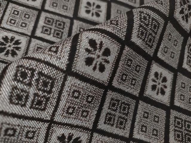 平和屋本店●極上　本場大島紬　十八算　12マルキ　古代染色純泥染　優粋　花菱　鈴乃屋扱い　証紙付き　逸品　DZAA1775kh4_6