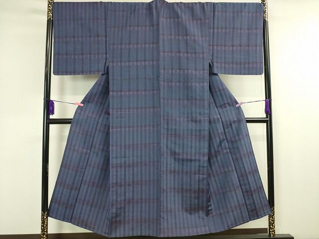 平和屋本店■極上　男性　お召　博多織　献上　逸品　DZAA1859kh4 平和屋本店□極上 男性 お召 博多織 献上 逸品 DZAA1859kh4