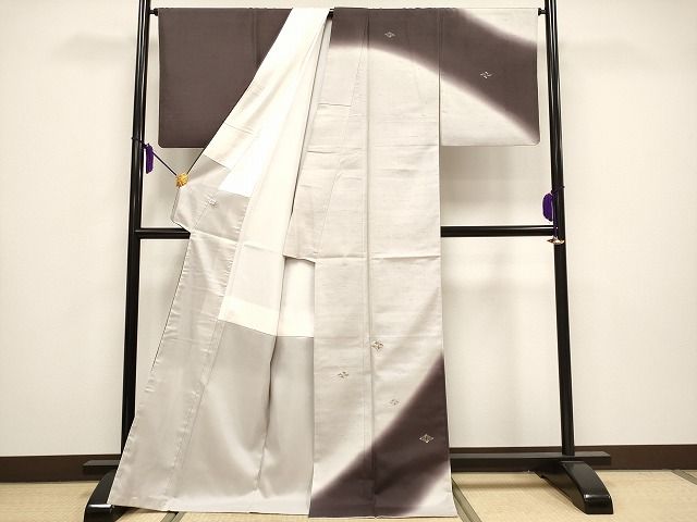 平和屋本店□極上 石川県指定無形文化財 牛首紬 白山工房 手織
