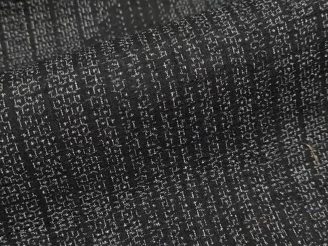 平和屋着物□極上 本場結城紬 重要無形文化財 100亀甲 雪輪花文