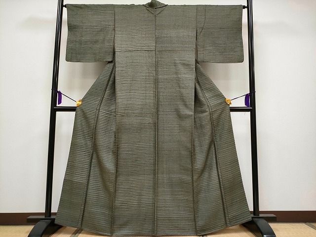 平和屋本店□極上 インド・アッサム 野蚕糸 手織 ムガシルク 逸品