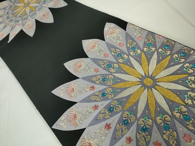 平和屋本店□極上 本場筑前博多織 六通柄袋帯 福絖織物謹製