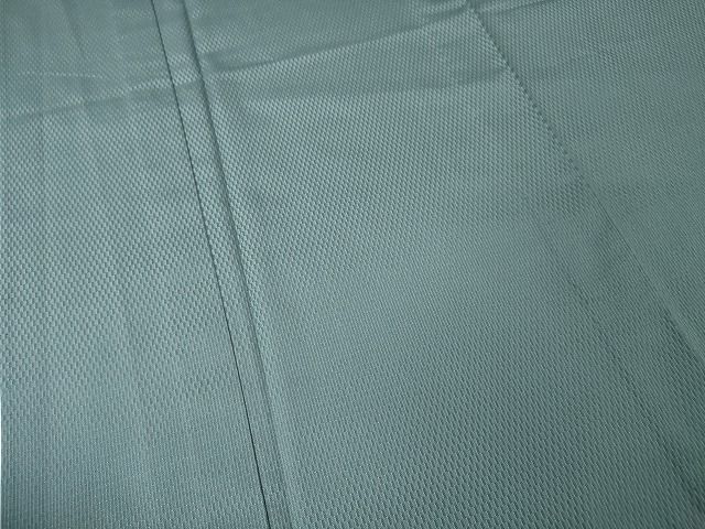 平和屋本店■極上　男性　紬　単衣　市松綾織　御召御納戸色　逸品　DZAA2030kh4 平和屋本店□極上 男性 紬 単衣 市松綾織 御召御納戸色 逸品