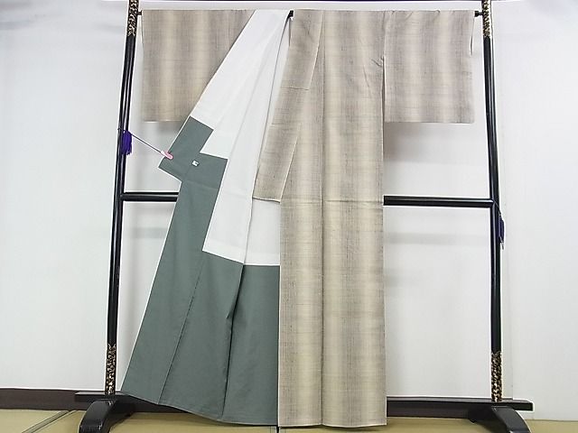 平和屋本店■極上　真綿手引紬　よねざわ新田　忘れじの峰　証紙付き　逸品　DZAA0463kh4 平和屋本店□極上 真綿手引紬 よねざわ新田 忘れじの峰