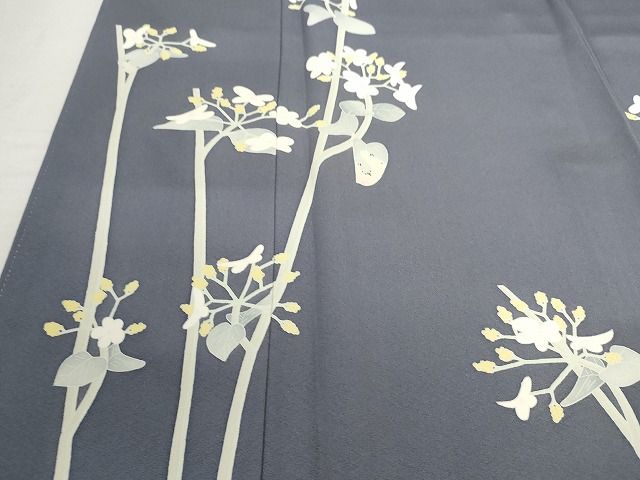 平和屋本店□極上 本加賀友禅作家 由水煌人 訪問着 枝