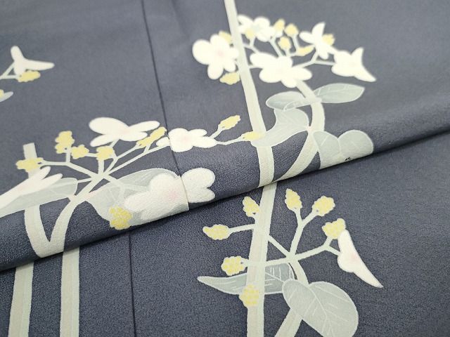 平和屋本店□極上 本加賀友禅作家 由水煌人 訪問着 枝