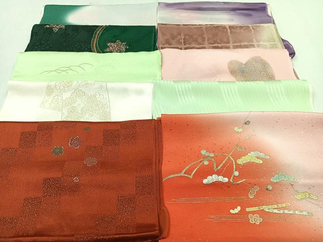 平和屋着物★和装小物　上質な帯揚げ　10枚セット　逸品　CAAK2746xe