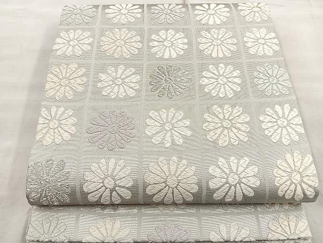 平和屋着物■極上　染織工芸意匠　色無地　お召地　作家物　一重蔓小牡丹唐草地紋　金色　逸品　DZAB0776kh5 平和屋着物□極上 染織工芸意匠 色無地 お召地 作家物 一重蔓