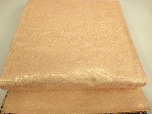 平和屋着物○両面 全通柄袋帯 網目文 金糸 正絹 逸品 DAAQ3642az 2025