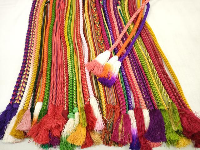 平和屋着物●和装小物　帯締め20本　振袖用　丸組　金糸　逸品　DAAQ1250zzz