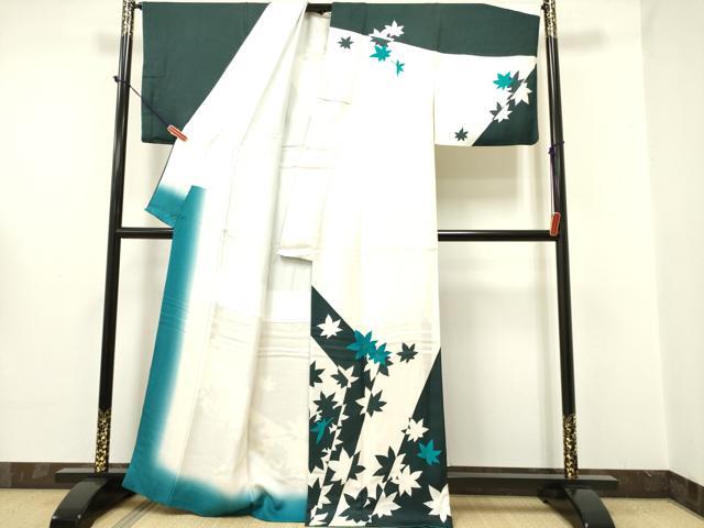 平和屋着物○訪問着 作家物 舞楓文 正絹 逸品 DAAR0288yyy