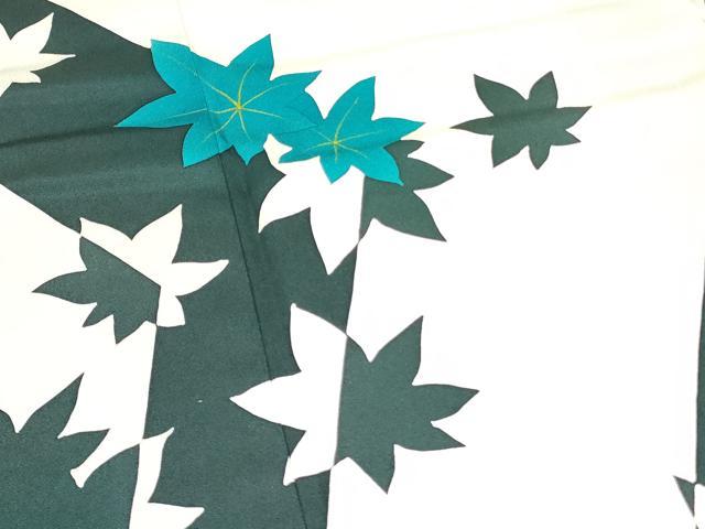 平和屋着物○訪問着 作家物 舞楓文 正絹 逸品 DAAR0288yyy