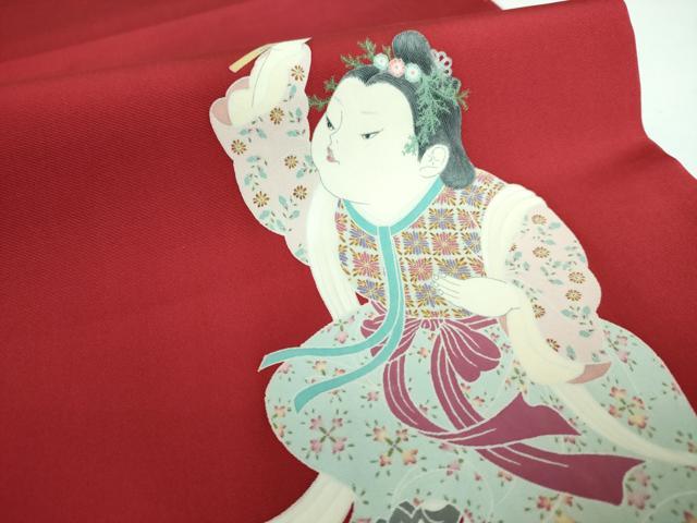 平和屋本店□極上 加賀友禅の巨匠 初代 由水十久 塩瀬 九