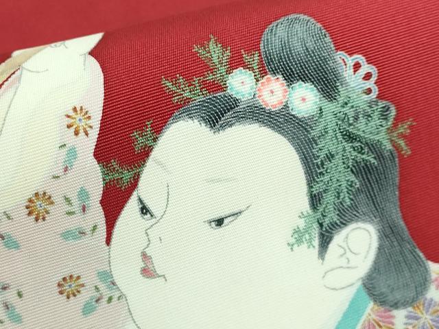 平和屋本店□極上 加賀友禅の巨匠 初代 由水十久 塩瀬 九