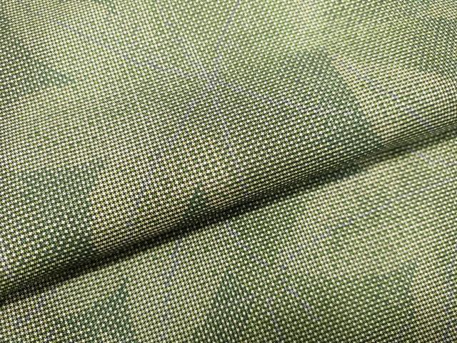 平和屋着物●本場大島紬　7マルキ　草葉文　正絹　逸品　DAAR4370tw