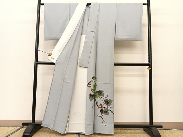 専用Y3536❁単衣 きもの英謹製 手縫い仕立て 色無地 洗える着物 きもの英 単衣 Y3536❁単衣 きもの英謹製 手縫い仕立て 色無地 洗える