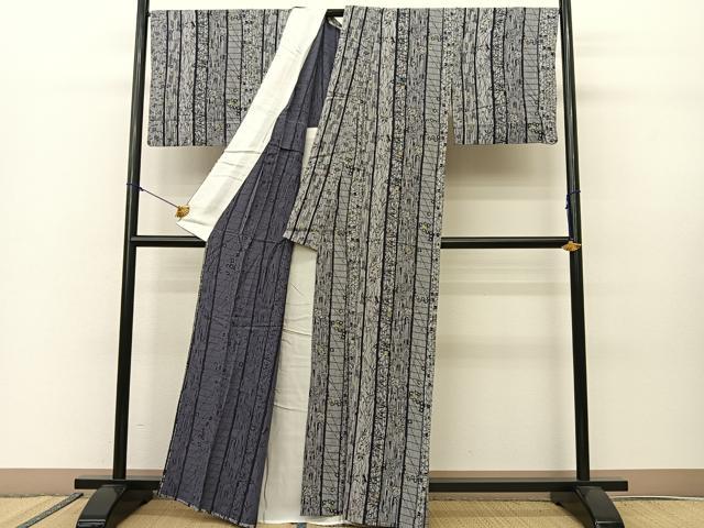 平和屋着物■上質な小紋　花間道　逸品　未使用　an2511 平和屋着物□上質な小紋 花間道 逸品 未使用 an2511